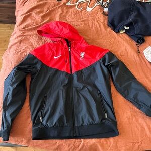 Nike Liverpool Red and Black Jacket